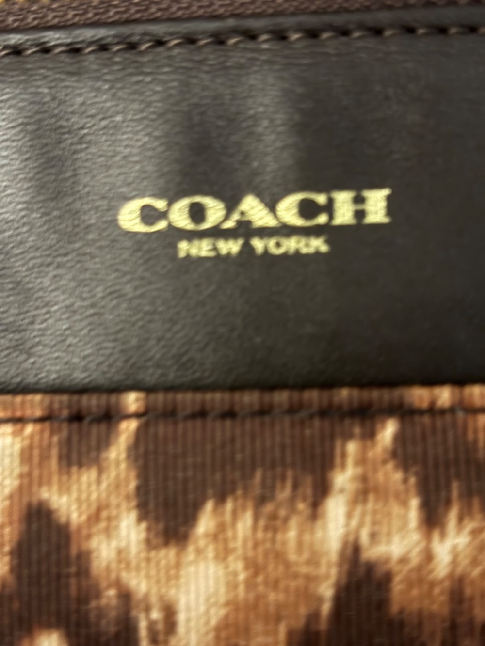 Coach 52104 Madison Ocelot Print NS Swing Pack Crossbody Bag - Picture 5 of 10